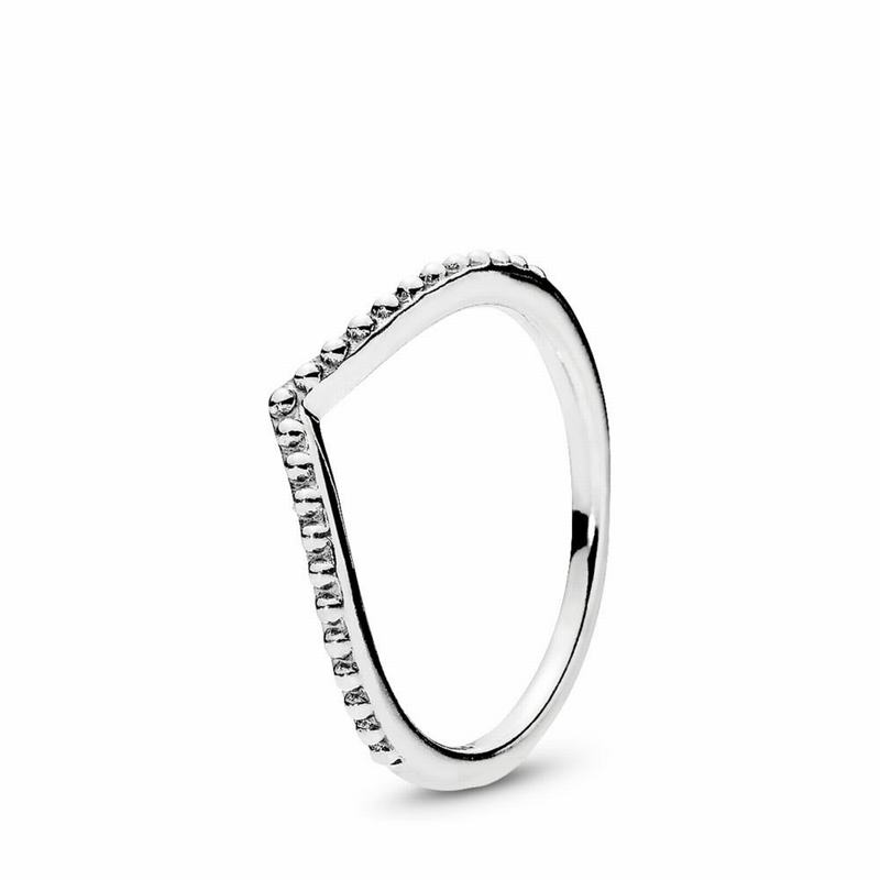 Pandora Beaded Wish Stackable Ring Silver Egypt KG1049538
